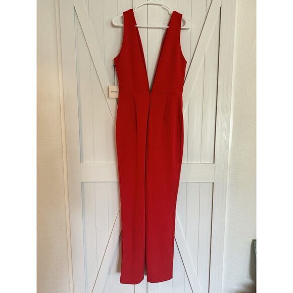 REVOLVE Red Straight Leg Jumpsuit - Picture 5 of 9